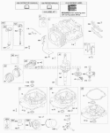 Camshaft Crankshaft Cylinder Engine Sump Lubrication Piston Group Diagram and Parts List for 121602-0317-E1  Briggs and Stratton Engine